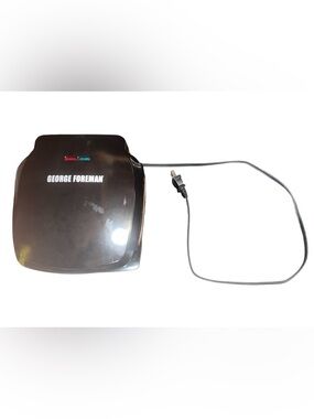 George Foreman 2-Serving Electric Indoor Grill & Panini Press - Black - GR320FBC